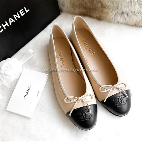 what is the most classic chanel ballerina|Chanel ballet flat history.